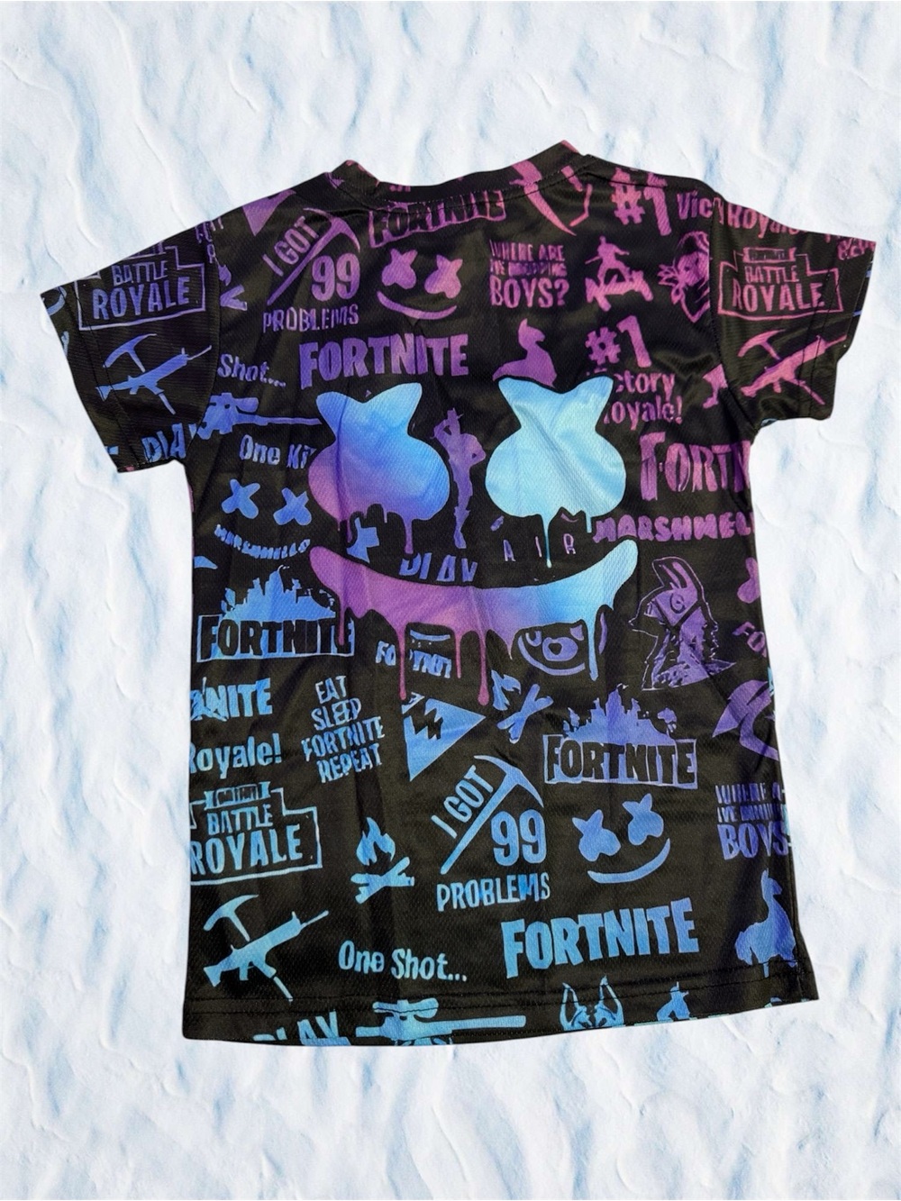 Fortnite Kids Graphic Tee in Purple & Blue